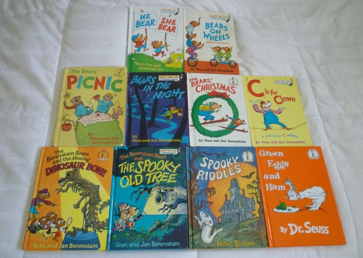 週刊ポスト10冊セット1983s58〜1985s60 10 Book Lot Vtg 60s-80s Berenstain Bears Bright & Early Series/Dr