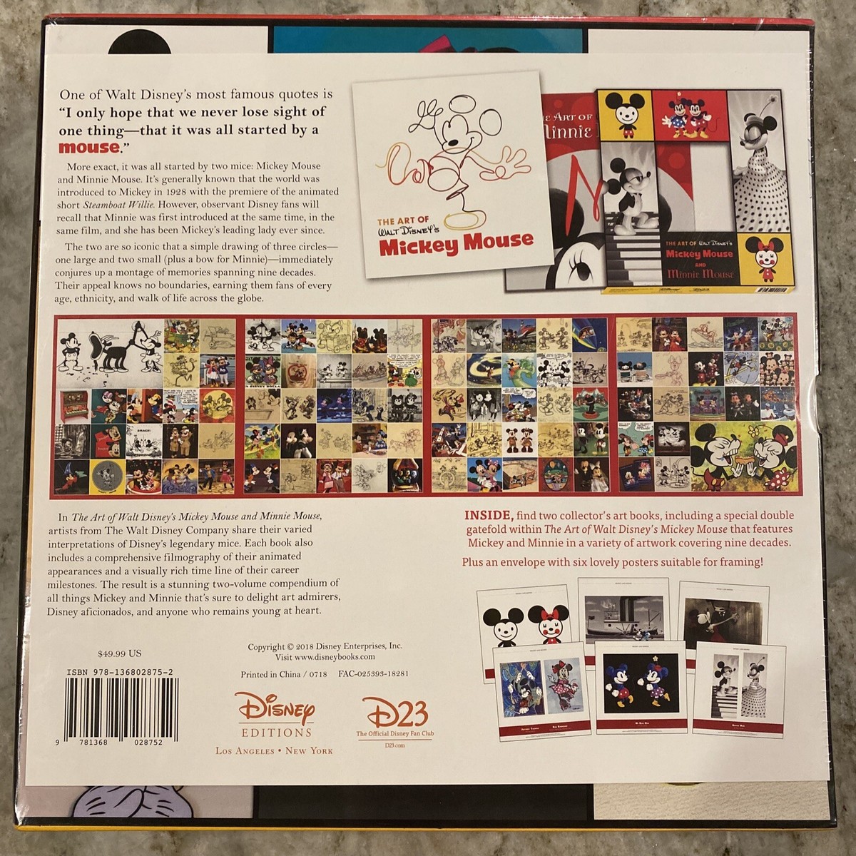 The Art of Walt Disney's Mickey Mouse and Minnie Mouse Book