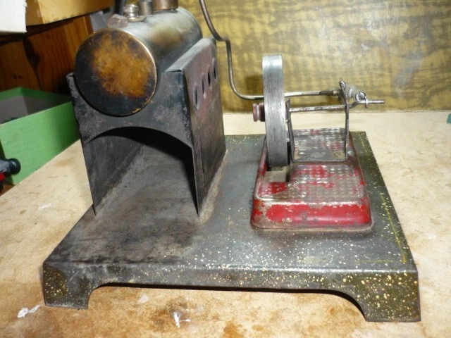 ANCIEN JOUET MACHINE A VAPEUR GERMANY LEHMANN BING  MARKLIN TOLE 1920 - Photo 3/4