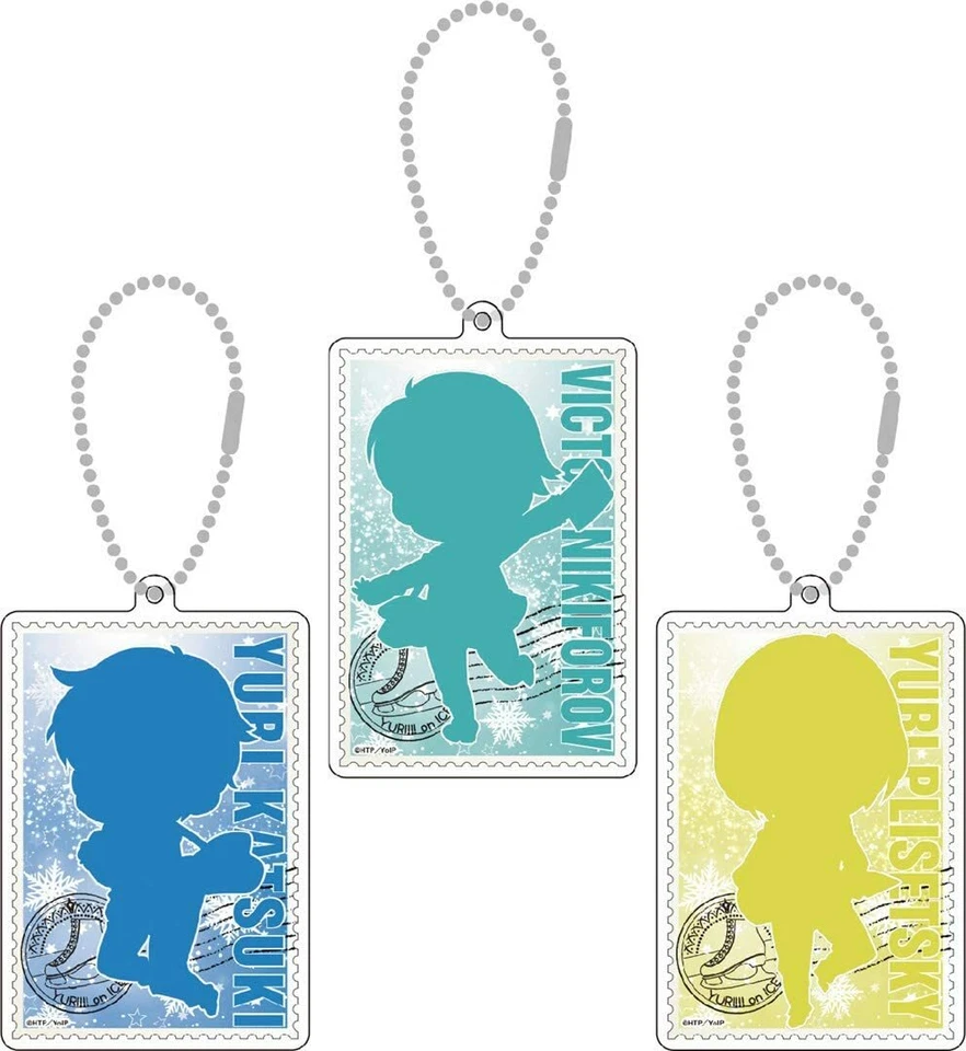 NUEVO YURI en ICE Acrílico Bola Cadena 10 Tipos Cartero Ver. Oficial Japón Foto 4 de 4