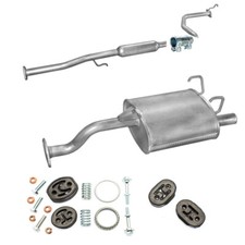 Endschalldämpfer Mittelschalldämpfer + KIT Auspuff für Honda Civic 1.4i HB 3-T