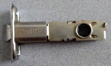 SCHLAGE SPRING LATCH TUBULAR LOCK 2 3/4" BACK SET US26D LOOK CAREFULLY PICTURES