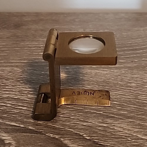 Casartelli Salford Brass Thread Counter with Original Case