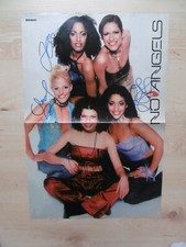 No Angels autographs signed 28x41 cm poster folded