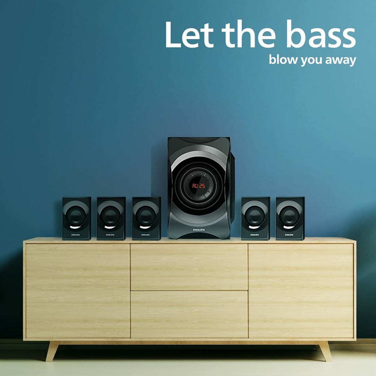 PHILIPS SPA8000B/94 120 W Bluetooth Home Theatre (Black,