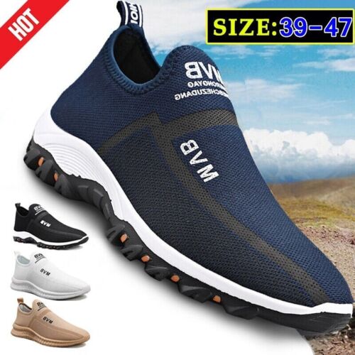 Mens Casual Running Shoes Outdoor Sneakers Breathable Athletic Shoes Plus Size - Picture 1 of 15