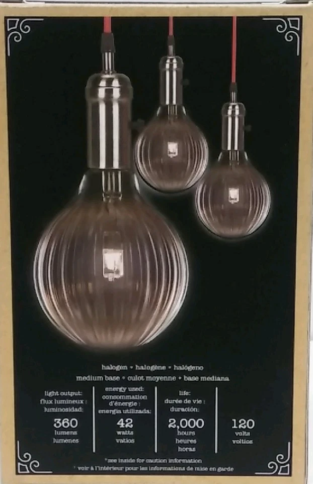 Globe Electric 84656 Single Globo 40 Watt G25 Medium (E26) 360 Lumen Clear Halog - Image 2 of 2