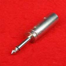 1Pcs XLR Male Adapter to 1/4" Single Track TRS Connector Quality assurance