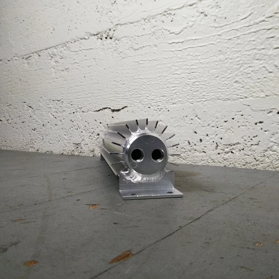 Camión Ford F-100 1961-66 12" motor transmisión aceite fluido enfriador FE Windsor V8 Foto 2 de 4