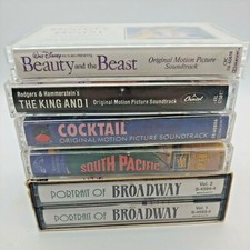 Lot Of 5 Vintage Cassette Tapes Movie Broadway Soundtracks