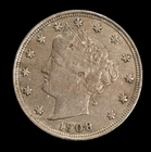 1908 .05C Liberty Nickel Extra Fine Circulated *1933 Free S/H