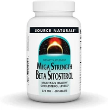 Source Naturals,  Mega Strength Beta Sitosterol 375 mg -60 Tablets