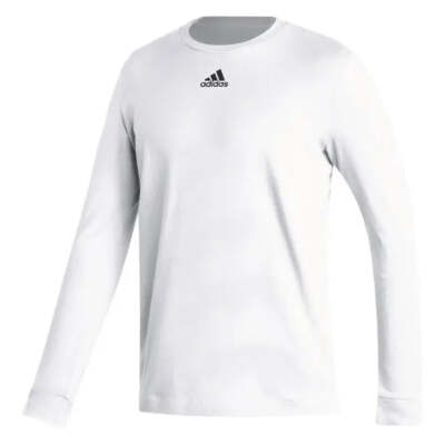 AUTHENTIC ADIDAS FRESH L/S WHITE T SHIRT HE7303