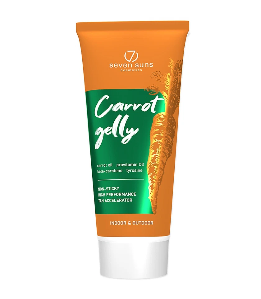 Seven Suns CARROT GELLY High Performance Tan Accelerator 200ml Fast Dispatch