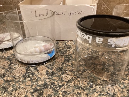 "Lifes A Beach" Rocks Glasses Set of 4 - Picture 3 of 3
