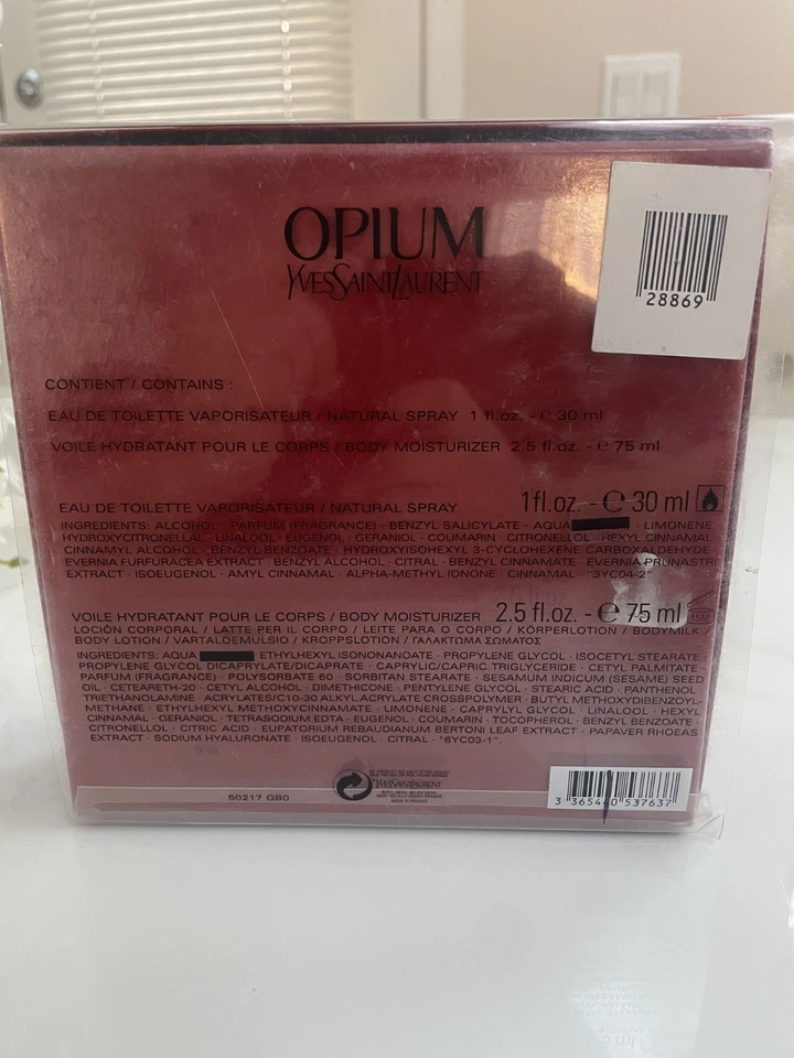 YVES SAINT LAURENT OPIO (JUEGO DE REGALO) Foto 2 de 2