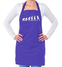 Evolution of Man Baseball - Unisex Adult Apron - Base Ball Player Bat Love