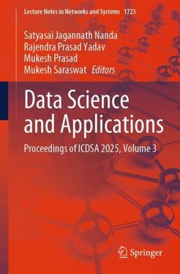 Data Science and Applications Satyasai Jagannath Nanda