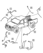 Genuine Mopar Headliner Wiring 56051436aa