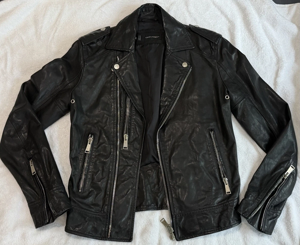 Dsquared2 Coats, Jackets & Vests Leather Outer Shell for Men for