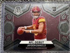 2024 Panini Mosaic Jayden Daniels Rookie Panoramic NFL Debut RC #272 Commanders