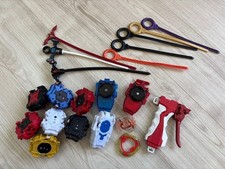 Beyblade Lot Parts  Launchers Mixed Set See Photos - Preowned