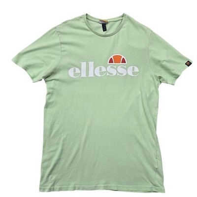 Ellesse Women's Green Logo T-Shirt Size M