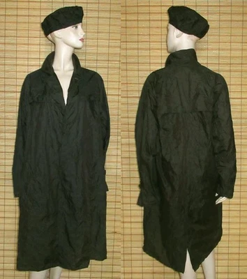 BRAUNER REGENMANTEL - RAINCOAT - NYLON - VINTAGE - OMNIA - GR. L - XL - Bild 1 von 3