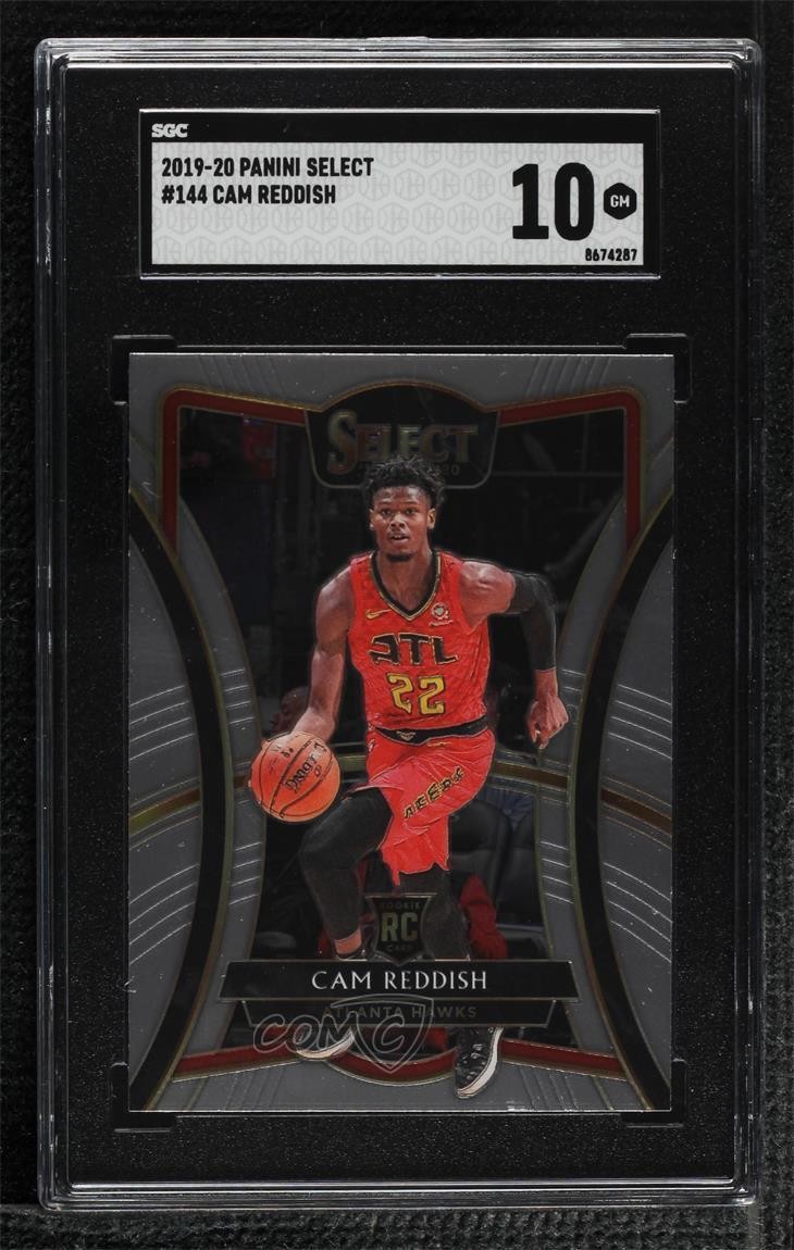 2019-20 Panini Select Premier Level Cam Reddish #144 SGC 10 GEM 3b3