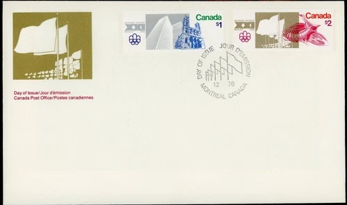 CANADA 1976 OLYMPIC SITES #687-88 FIRST DAY COVER !! M200