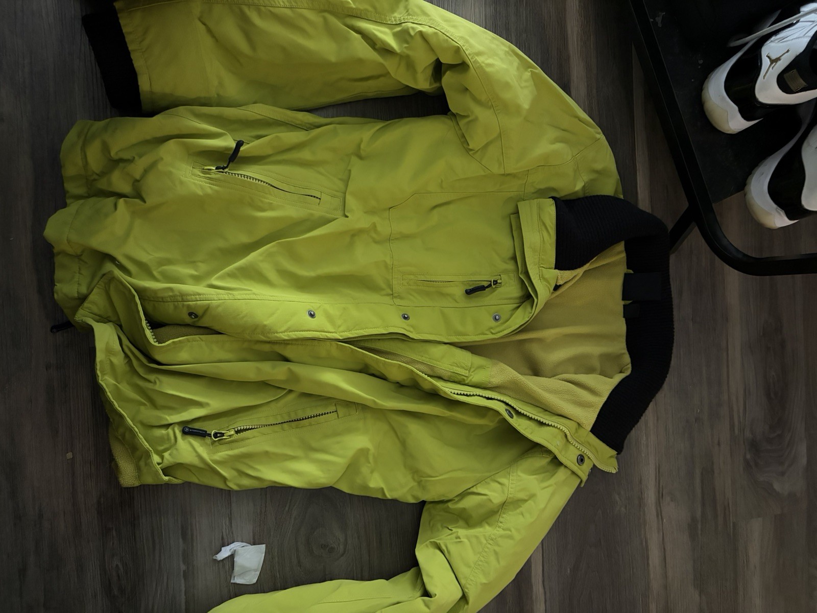 Stormtech Waterproof Jacket Green Medium  Hooded … - image 3