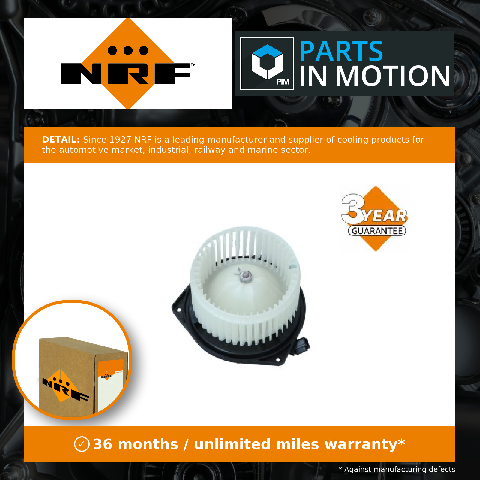 Interior Blower Motor fits MITSUBISHI ASX GA 1.6 2012 on 4A92 Heater NRF Quality - Image 7