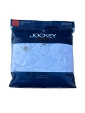 Jockey Classics Men  s V-Neck T-Shirts 3-Pack White Size XL New Sealed