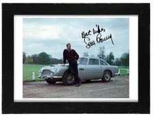 Sean Connery Signed Autograph PHOTO Pre Print 6x4/A4/ Framed James Bond