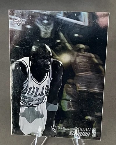 1991 Upper Deck Michael Jordan Scoring AW1 NBA Basketball Card Chicago Bulls