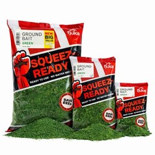 Fjuka Squeez-Ready Green Groundbait | Ready-prepped bait
