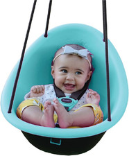 Kiwi Toddler Swing   Comfy Baby Swing Outdoor, 3-Point Adjustable Safety Harness