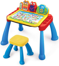 Deluxe Touch and Learn Activity Desk with Frustration-Free Packaging