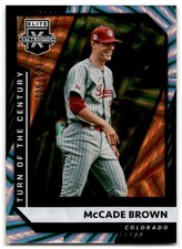 2021 McCade Brown Panini Elite Extra Edition Rookie 115/121