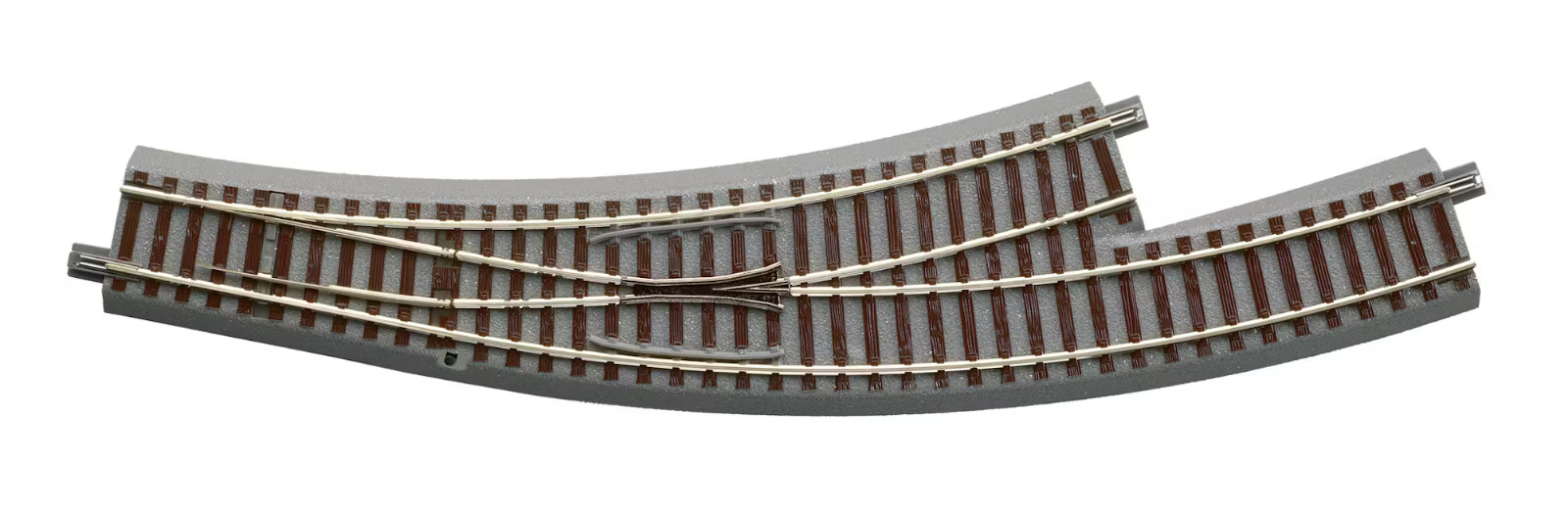 ROCO geoLINE 61154 Left Hand Curved Track Switch 434,5 mm Radius HO 1:87 30