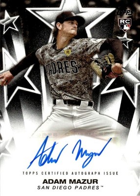 2025 Topps Baseball Stars Autographs BSA-AMA Adam Mazur San Diego Padres Auto RC