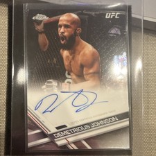 Topps 2017 Chrome UFC Demetrious Johnson Autograph Insert #FA-DJ