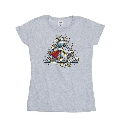 Harry Potter - Camiseta The Deathly Hallows de Algodón para Mujer - Imagen 1 de 3