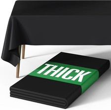 Rectangle Table Cloth 60" x 84" Durable Polyester Tablecloth Offers Reusable