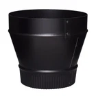 Imperial BM0079 Steel Stove Small End Crimped Pipe Reducer 8 x 6 in.