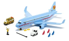 Siku Commercial Airliner with 2 Vehicles (About HO Scale)