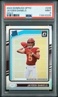 2024 PANINI DONRUSS OPTIC HOLO #248 JAYDEN DANIELS ROOKIE RC PSA 9