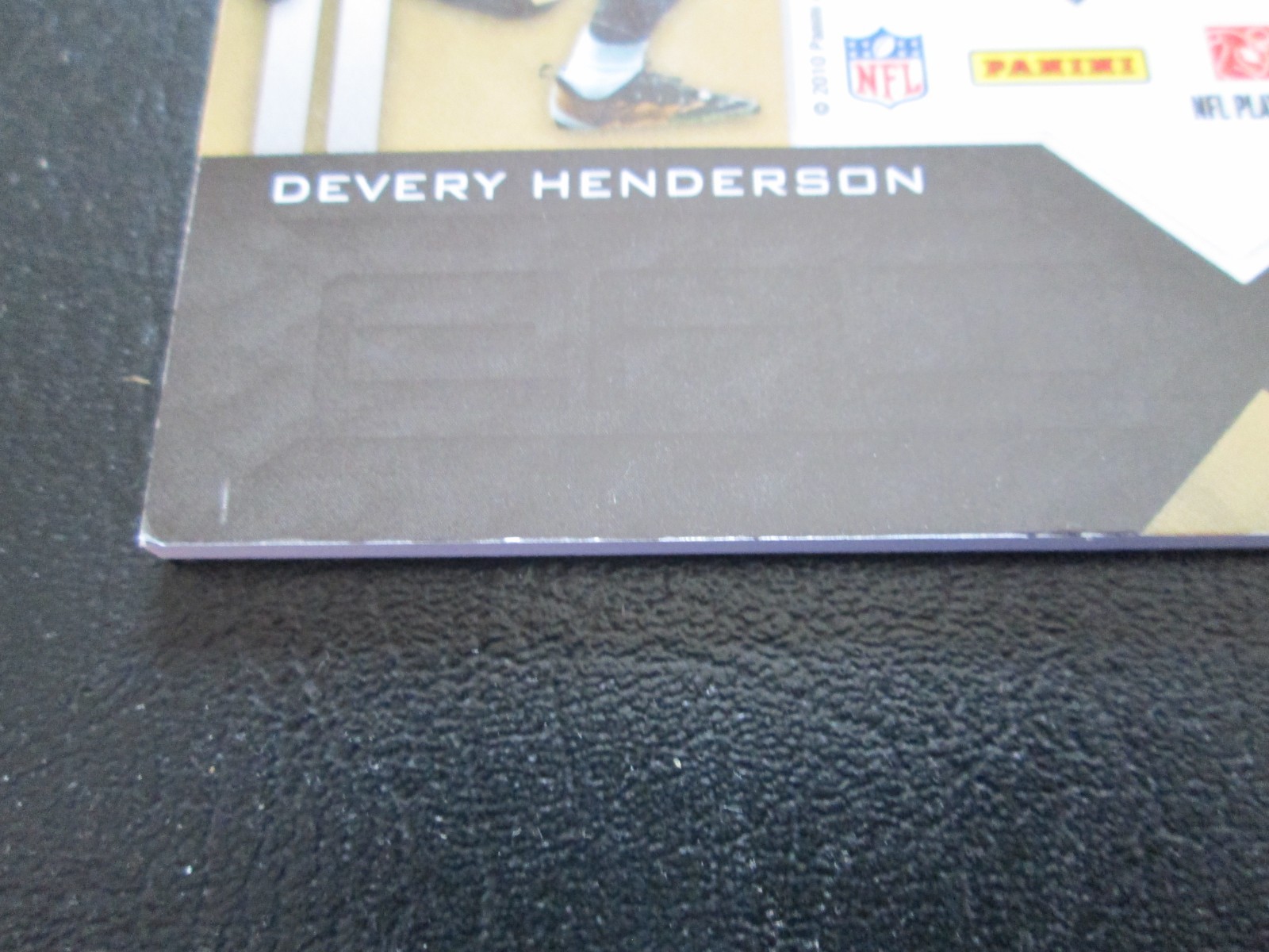 DEVERY HENDERSON 2010 EPIX GAME USED PRIME REEBOK JERSEY PATCH CARD #2/5 view 5