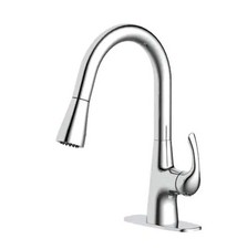 Glacier Bay Clare Single Handle Pull Down Laundry Utility Faucet in Chrome