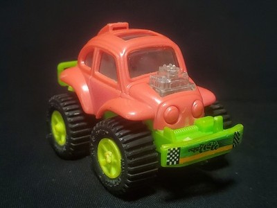 Pink Beetle - Vintage Way-Formed Engine Friction 2'' Toy Vehicle